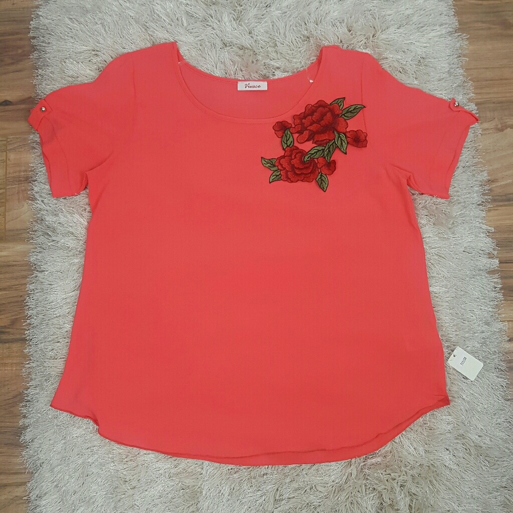 Women's Top Size 2XL Color Pink Blouse